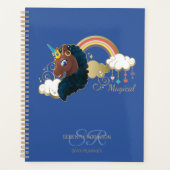Magical the Unicorn Rainbow & Clouds Design Planner (Voorkant)