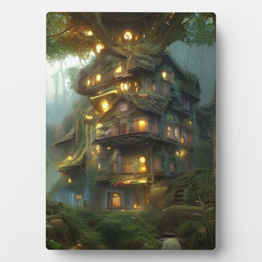 Magical Treehouse Colony Tabletop Fotoplaat (voorkant)