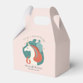 Magical Unicorn Birthday Party Bedankdoosjes (Achterkant)