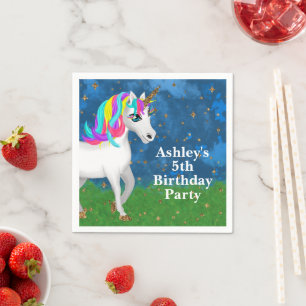 Magical Unicorn Birthday Party Servet