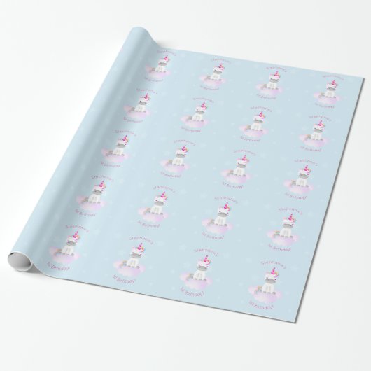 Magical Unicorn Cadeaupapier (Uitgerold)