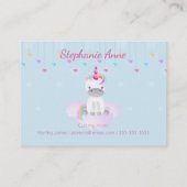 Magical Unicorn Contactkaartje (Achterkant)