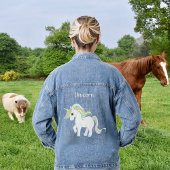 Magical Unicorn Denim Jacket