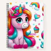 Magical Unicorn Drawing Journal (Devant)