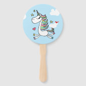 Magical Unicorn Hand Fan Handwaaier (Voorkant)