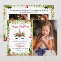 Magical Unicorn KerstHolly Berries 3 Foto