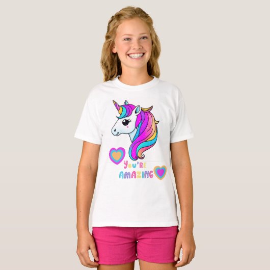 Magical Unicorn Kids T-Shirt (Devant entier)