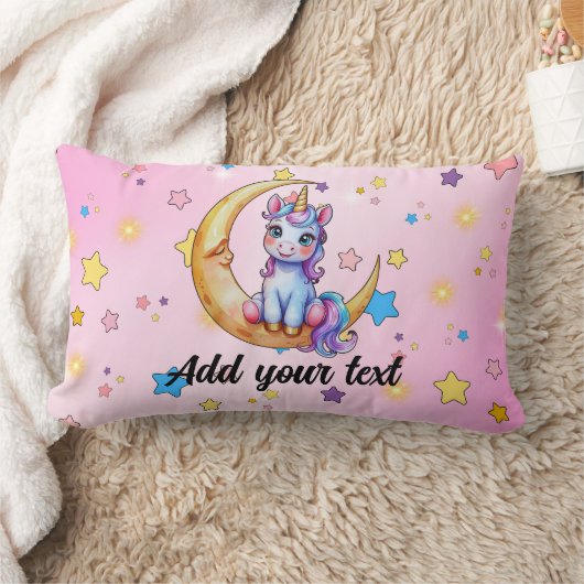 Magical Unicorn Lumbar Pillow Kussen (Deken)