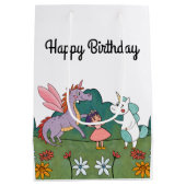 Magical Unicorn Medium Cadeauzakje (Achterkant)