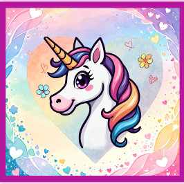 Magical Unicorn Nursery Poster Perfect Poster