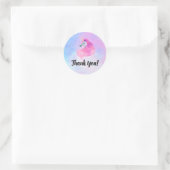 Magical Unicorn Party Matching Thank You Sticker (Tas)