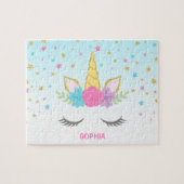 Magical Unicorn Personalized Kinderen Legpuzzel (Horizontaal)