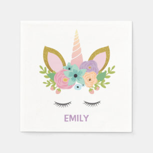 Magical Unicorn Personalized name glitter girly Servet