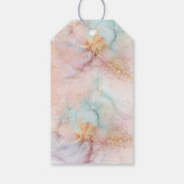 Magical Unicorn Rainbow Birthday Dank je Cadeaulabel (Achterkant)