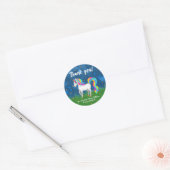 Magical Unicorn Ronde Sticker (Envelop)