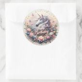 Magical Whimsy: Eenhoorn Birthday Bash Stickers (Tas)