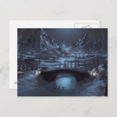 Magical Winter Nights Post Card Briefkaart (Voorkant / Achterkant)