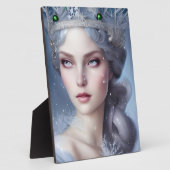 Magical Winter Queen Portrait Tabletop Fotoplaat (Zijkant)