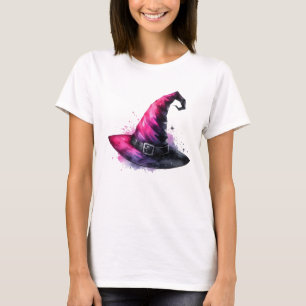 Magical Witch Pet Roze Design T-shirt