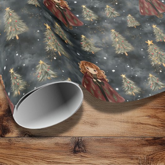 Magical Wizard School Christmas Wrapping Paper Cadeaupapier
