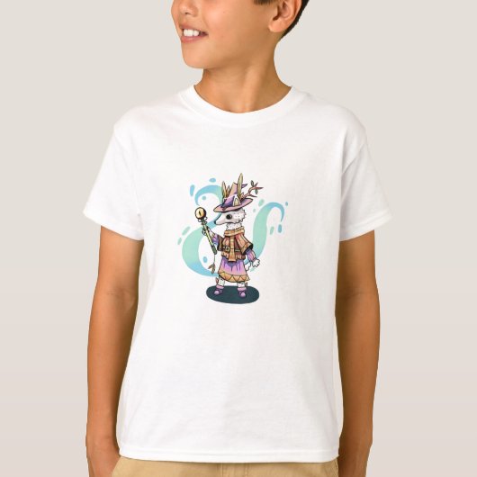 Magical wolf,  t-shirt (Voorkant)