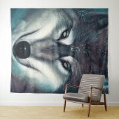 Magical Wolf Tapestry Wandkleed (In Situ (horizontaal))