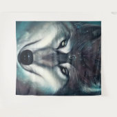 Magical Wolf Tapestry Wandkleed (Voorkant (horizontaal))