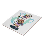 Magical wolf tegeltje (Zijkant)