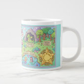 Magical World Map Kids Custom Name Mug (Droite)