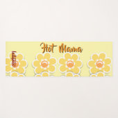 Magical yellow background name Personalized  Yogamat (Voorkant (horizontaal))