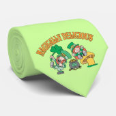 Magically Delicious Happy Leprechauns Stropdas (Opgerold)