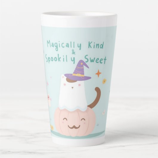 Magically Kind & Spookily Sweet Latte Mok (Voorkant)