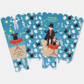 Magician Boy Show Verjaardagsfeestje Bedankdoosjes (Ongevouwen)