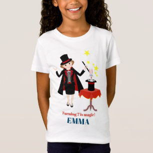 Magician Boy Show Verjaardagsfeestje T-shirt