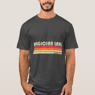 MAGICIAN LAKE MICHIGAN Funny Vist Camping T-shirt
