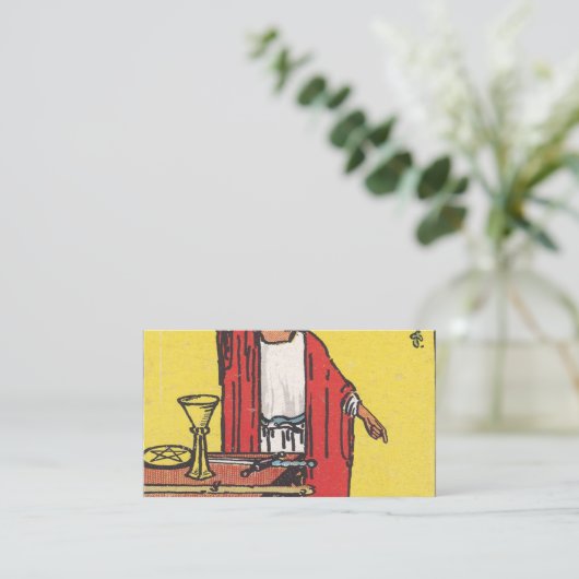 Magician Tarot Card Visitekaartje (Staand voorkant)