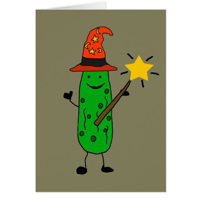 Magicien de pickle à l'aneth et baguette magique (Devant)
