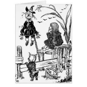 Magicien d'Oz Dorothy Toto et l'épouvantail