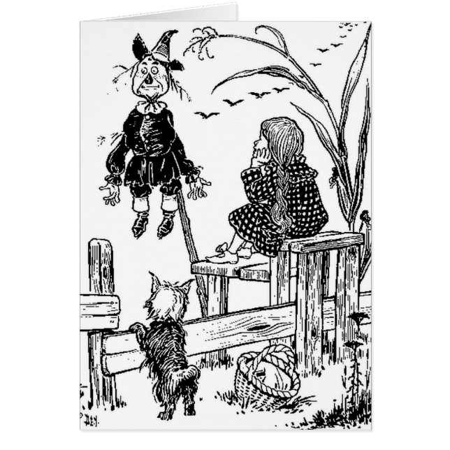 Magicien d'Oz Dorothy Toto et l'épouvantail (Devant)