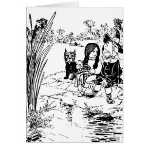 Magicien d'Oz Toto, Dorothy et épouvantail