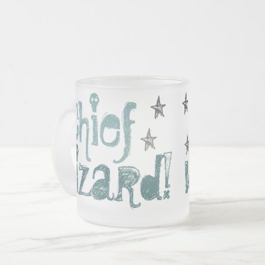 magicien en chef ! tasse en verre givré (Devant gauche)