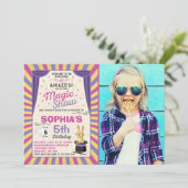 Magicien Invitation Anniversaire Magique Show Part (Debout devant)