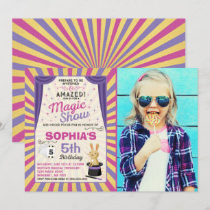 Magicien Invitation Anniversaire Magique Show Part