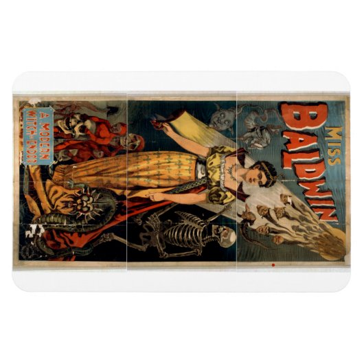 Magicien Kitty Baldwin Magnet (Horizontal)