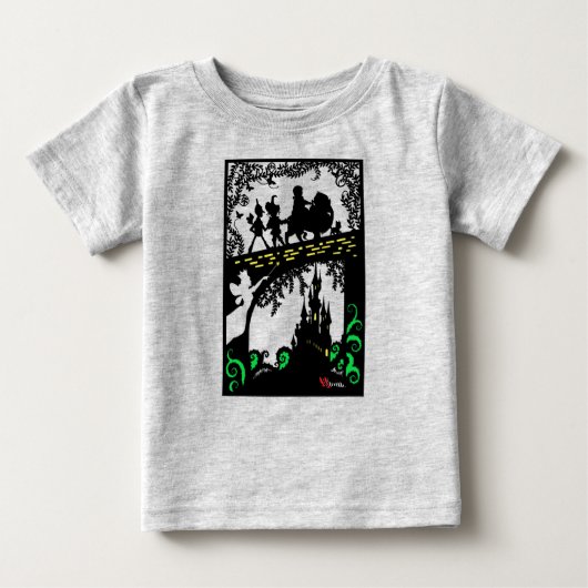 Magicien Oz Baby T-Shirt transparent (Devant)