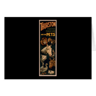 Magicien principal de Thurston et ses animaux