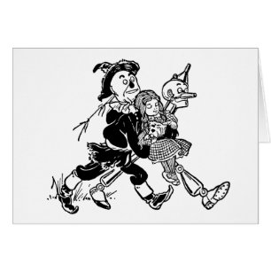 Magicien vintage d'Oz Dorothy dormant avec des pav