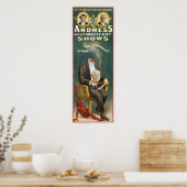 Magicien vintage, Poster Andress (Cuisine)
