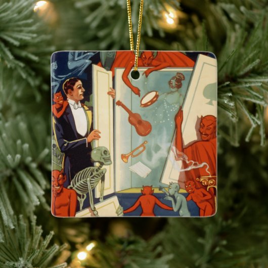 Magiciër Carter de Grote Magische Wet Keramisch Ornament (Boom)