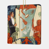 Magiciër Carter de Grote Magische Wet Keramisch Ornament (Links)